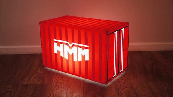 Illuminated Shipping Container Displays for HMM's Conference Season ...
