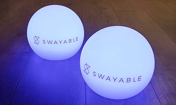 Rechargable Branded Lightboxes Made Swayable's First Company Event Perfect