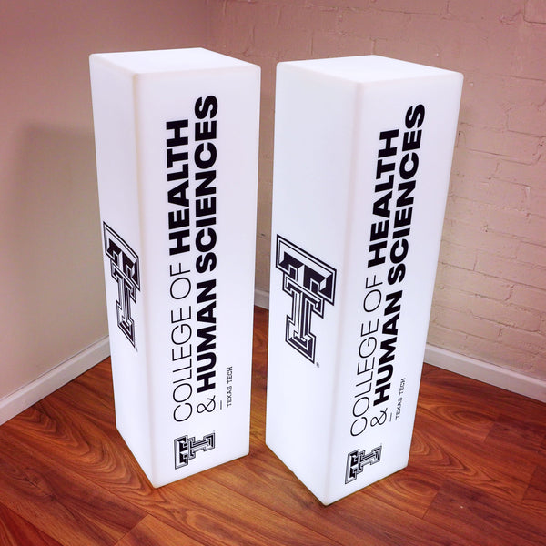 Personalised LED Free Standing Light Box, Branded Promotional Illuminated Display Sign