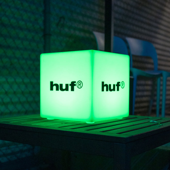 Personalised Promotional Light Box, Backlit Display Sign with Corporate Logo, Cube