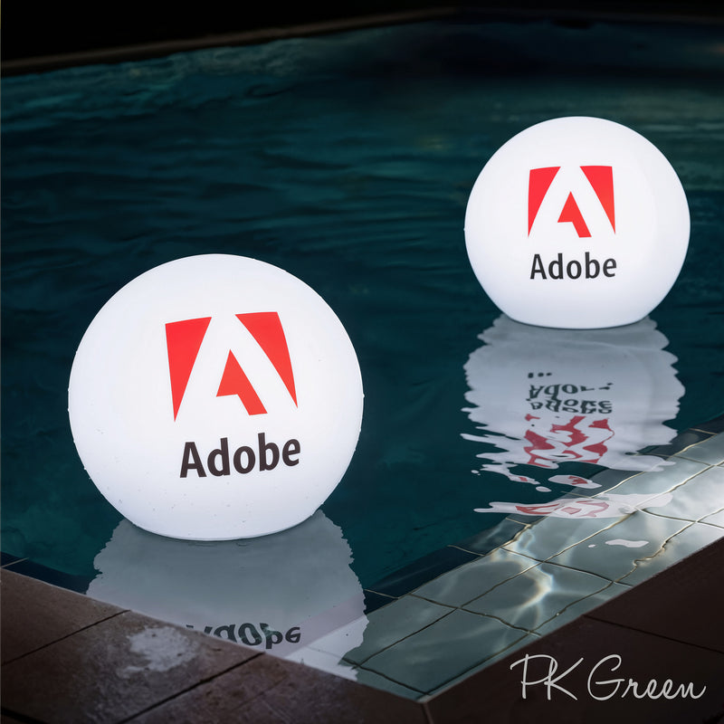 Large Custom Branded LED Floating Pool Light Box for Outdoor Events, P ...