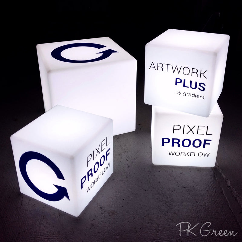 Custom Branded Light Box with Logo, Corporate Gift, Battery Cube Displ ...