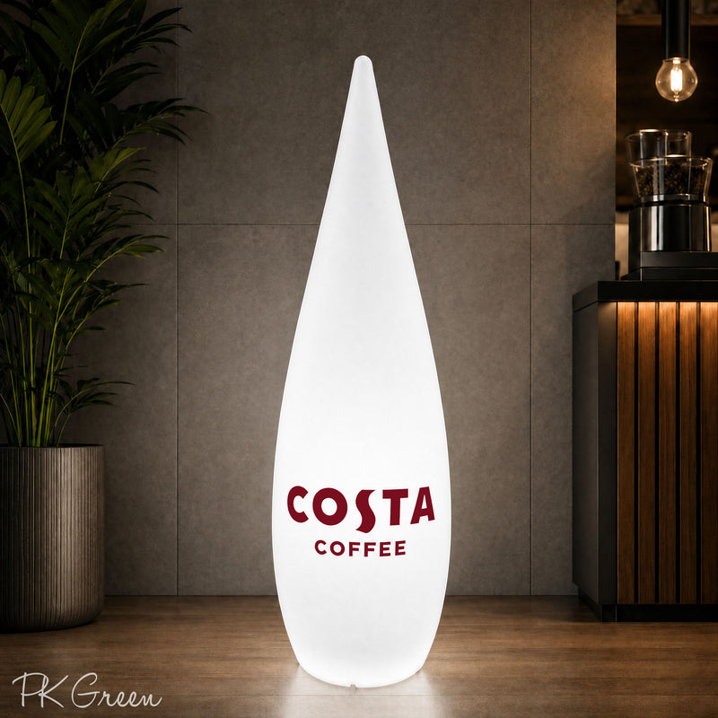 Custom Branded LED Waterdrop Light Box with Logo, Unique Free