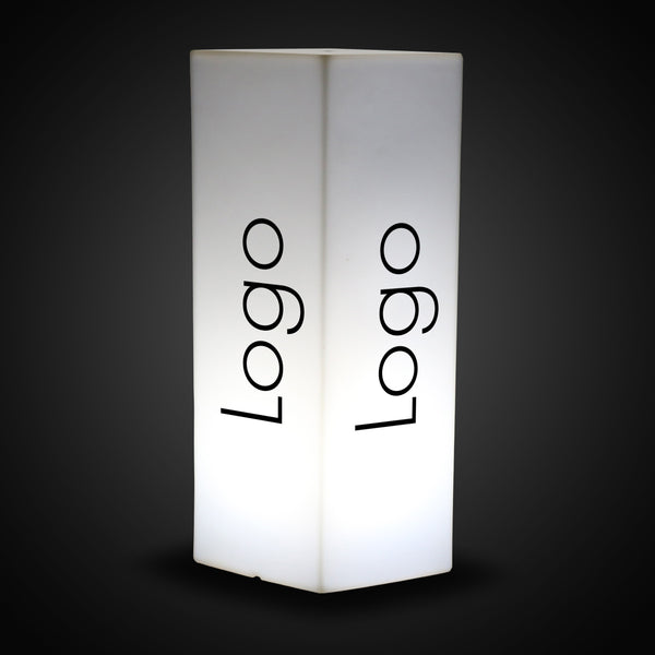 Branded LED Plinth Lightbox, Customisable Column Pillar Lamp, Tall Free Standing  Illuminated Display Sign for Exhibition, Expo Booth, Event