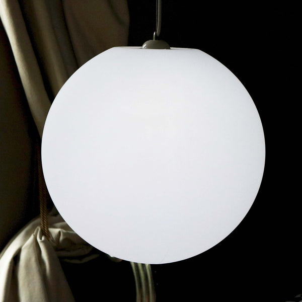 white interior lamp