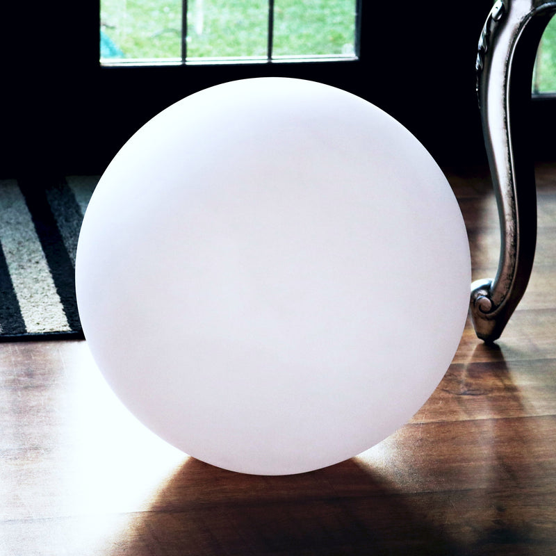 30 cm Globe Orb Table Lamp Shade, Hollow PE Plastic Ball Sphere Shell, 300mm Dia.