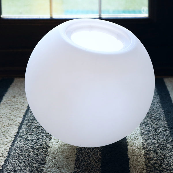 15 cm Globe Orb Lamp Shade, Translucent Hollow PE Plastic Ball Sphere Shell, 150mm Dia.