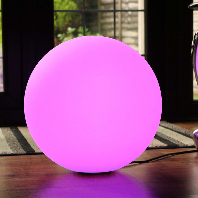 60cm Ball Lamp RBG Sphere Mains Powered - Colour Changing