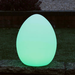 Cordless LED Table Lamp 37cm RGB Rechargeable Egg Night Light