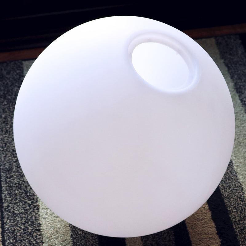 30 cm Globe Orb Table Lamp Shade, Hollow PE Plastic Ball Sphere Shell, 300mm Dia.