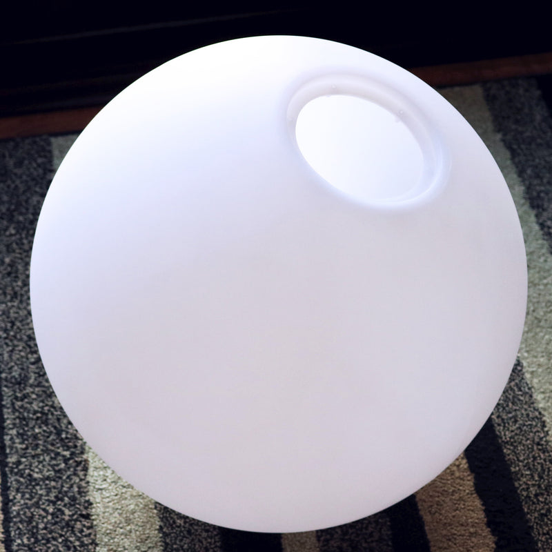 50cm Ball Sphere Shell Lampshade, PE Plastic, Free Standing Orb Globe, 500mm Dia.