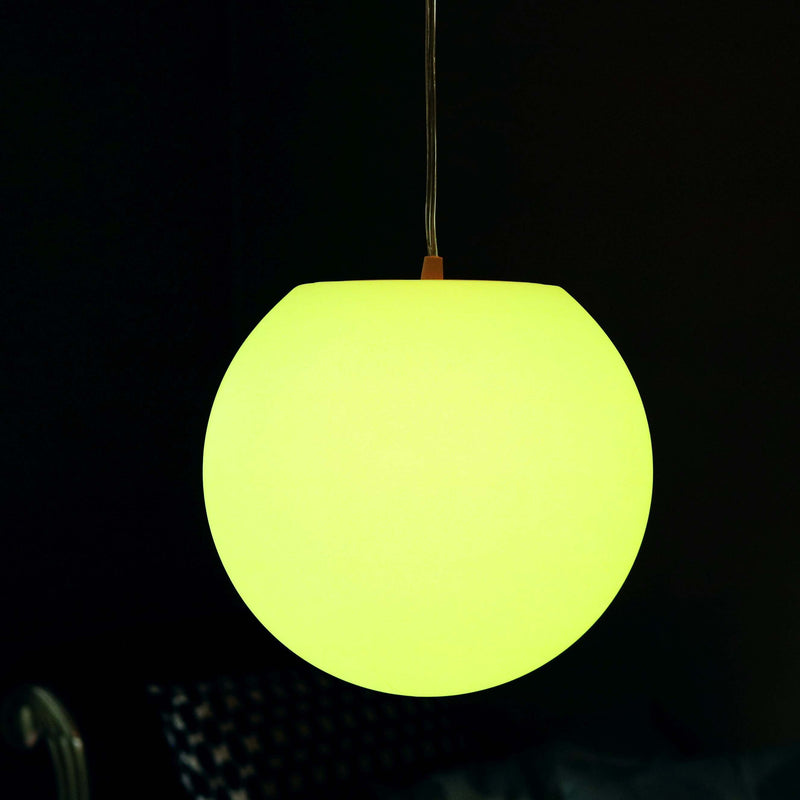 Globe colour changing shop lamp