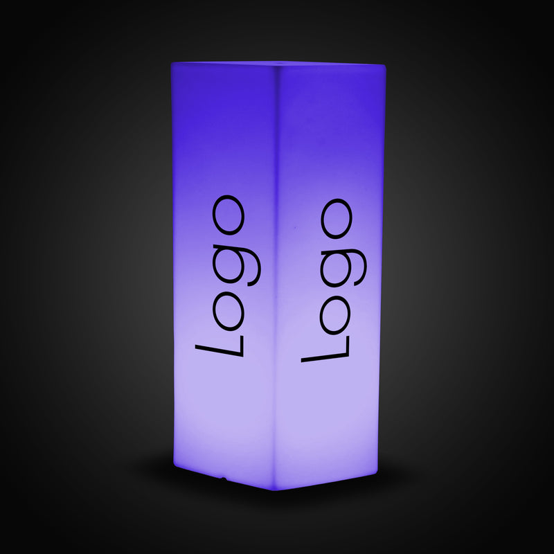 Branded LED Plinth Lightbox, Customisable Column Pillar Lamp, Tall Free Standing  Illuminated Display Sign for Exhibition, Expo Booth, Event