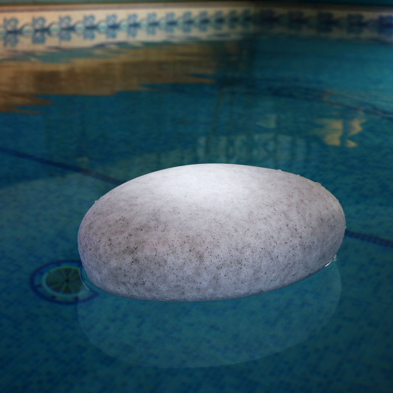 Floating Pool Light, RGB Waterproof LED Patio Hot Tub Jacuzzi Pond Lamp, Deco Pebble Stone