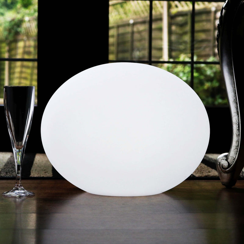 LED Table Lamp, 27cm Decorative RGB Rechargeable Colour Changing Light