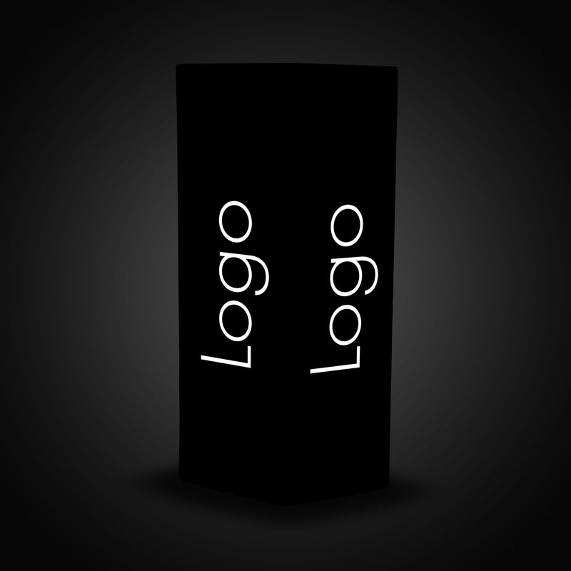 Branded LED Plinth Lightbox, Customisable Column Pillar Lamp, Tall Free Standing  Illuminated Display Sign for Exhibition, Expo Booth, Event