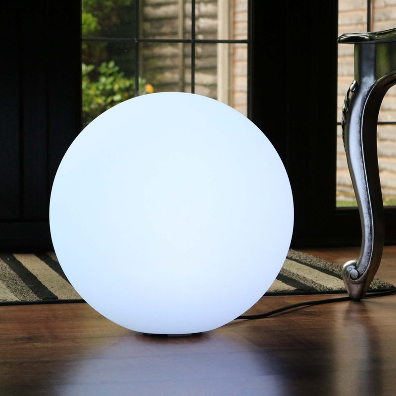 Decorative LED Floor Lamp, 40cm Modern Dimmable RGB Orb Mood Lighting
