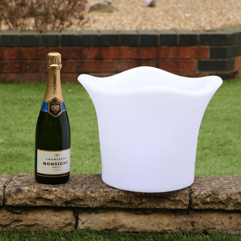 LED Ice Bucket, Rechargeable Light Up Champagne Wine Drinks Cooler
