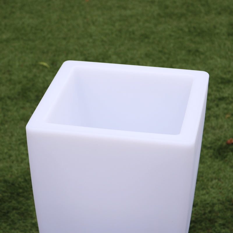 Outdoor Floor Standing LED Wine Champagne Ice Bucket, Mains Powered Garden Light, 50cm