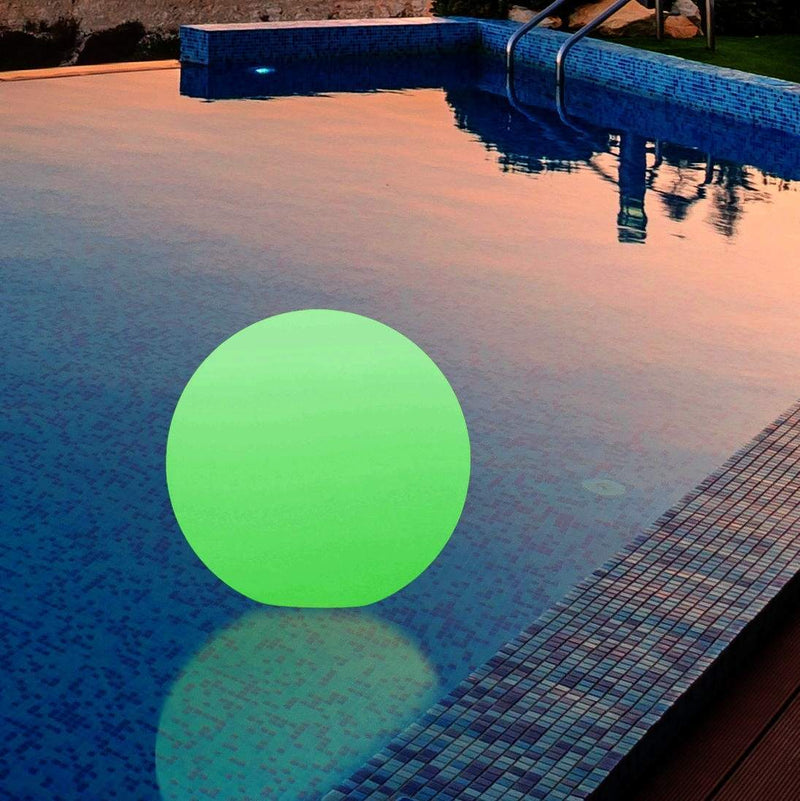 30cm Waterproof LED Outdoor Ball Lamp, Rechargeable RGB Floating Sphere