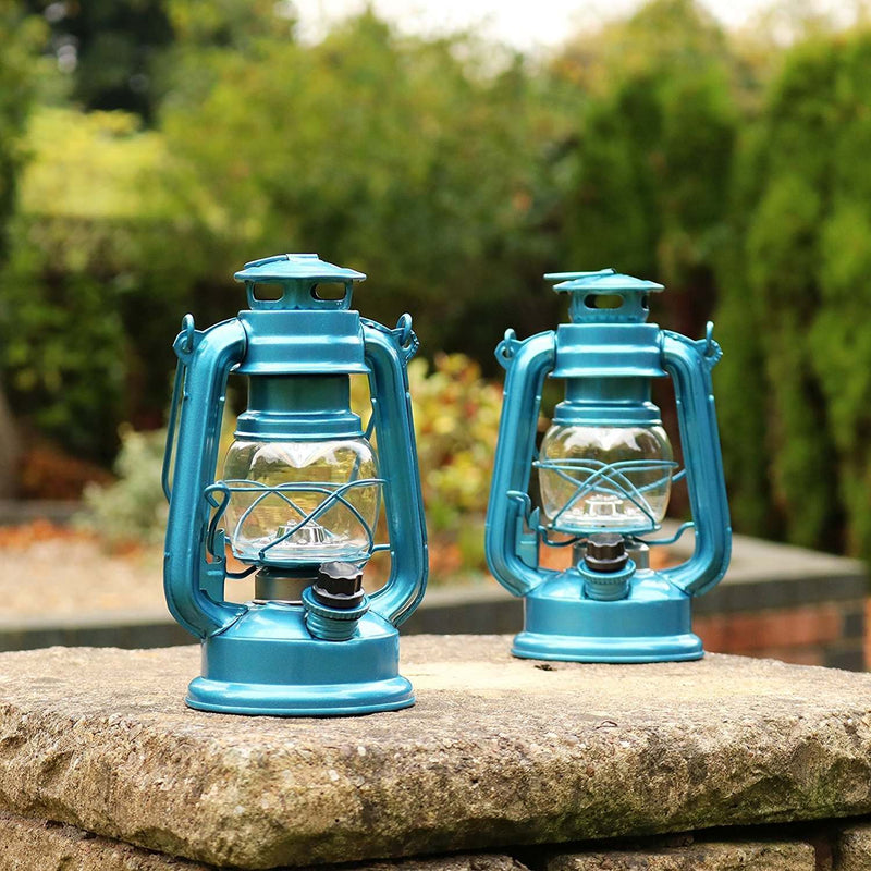 led lantern in blue