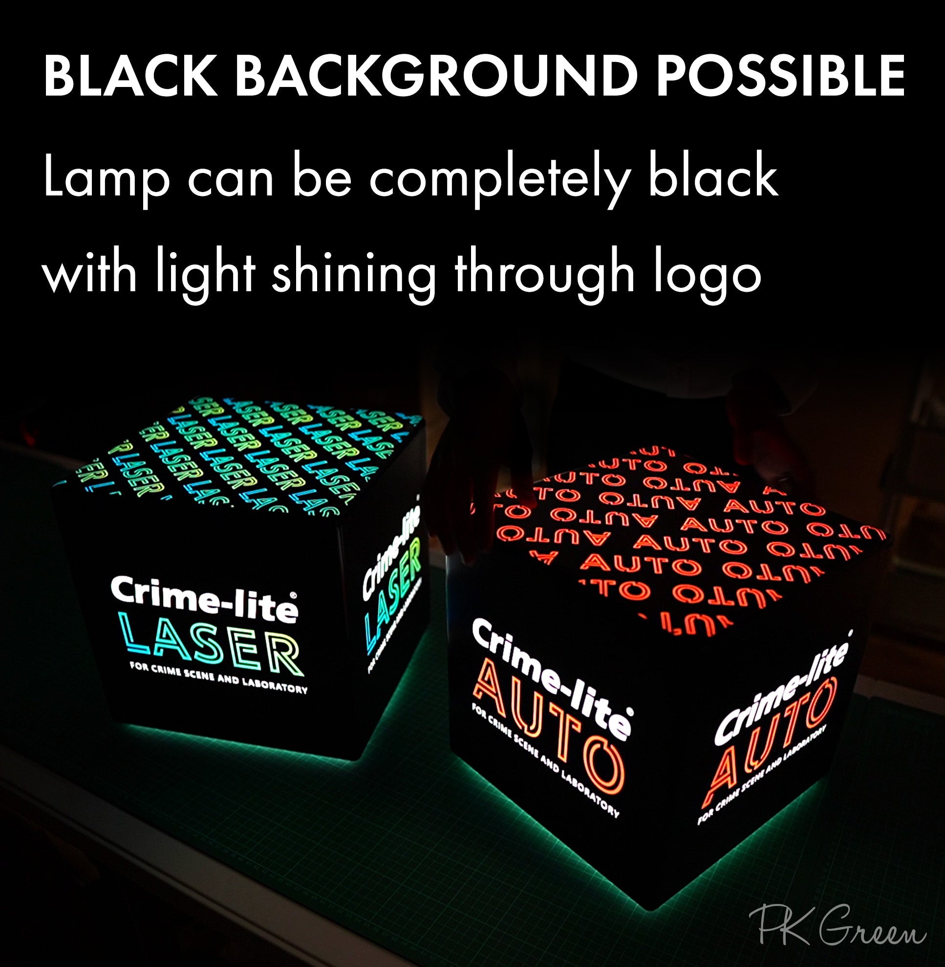 Custom Branded Light Box with Logo, Corporate Gift, Battery Cube Displ ...
