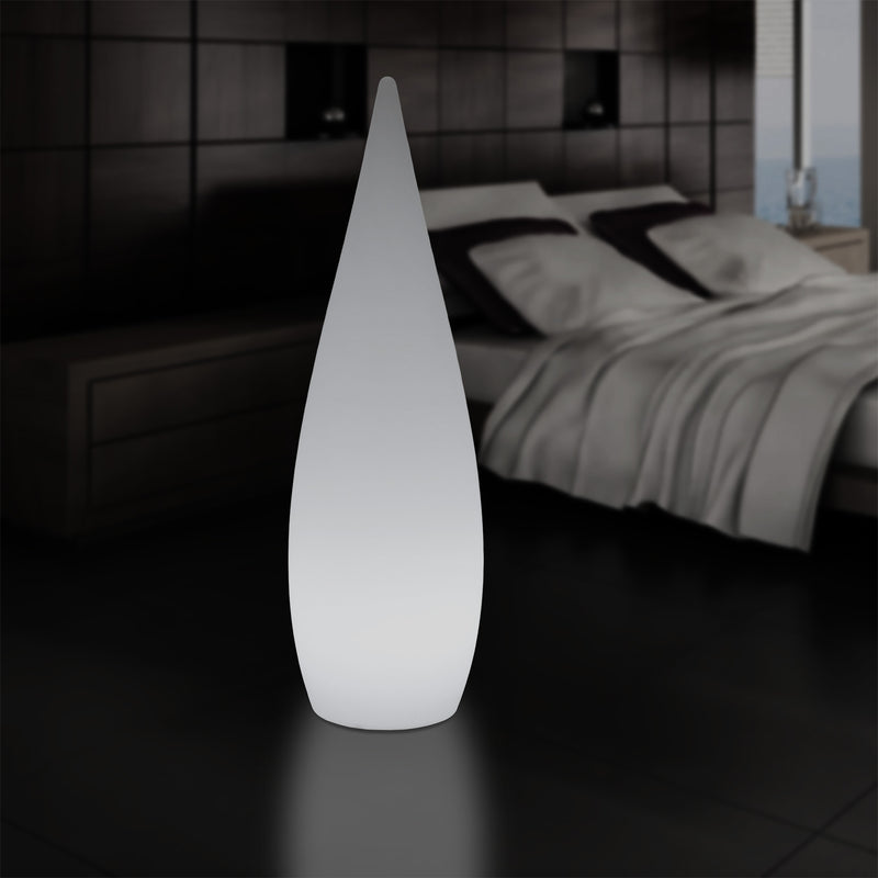 150cm Large Designer LED Floor Lamp, 1.5m Wireless Colour Changing Water Drop Light