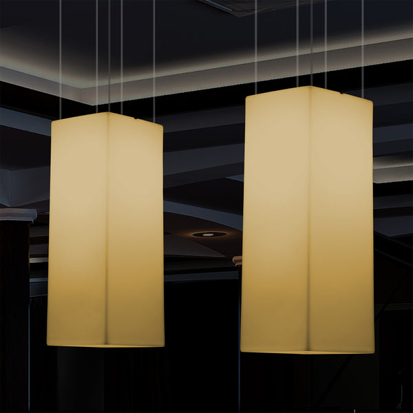 Column Pendant LED Light, Designer Ceiling Lamp, 80 cm, E27, Warm White