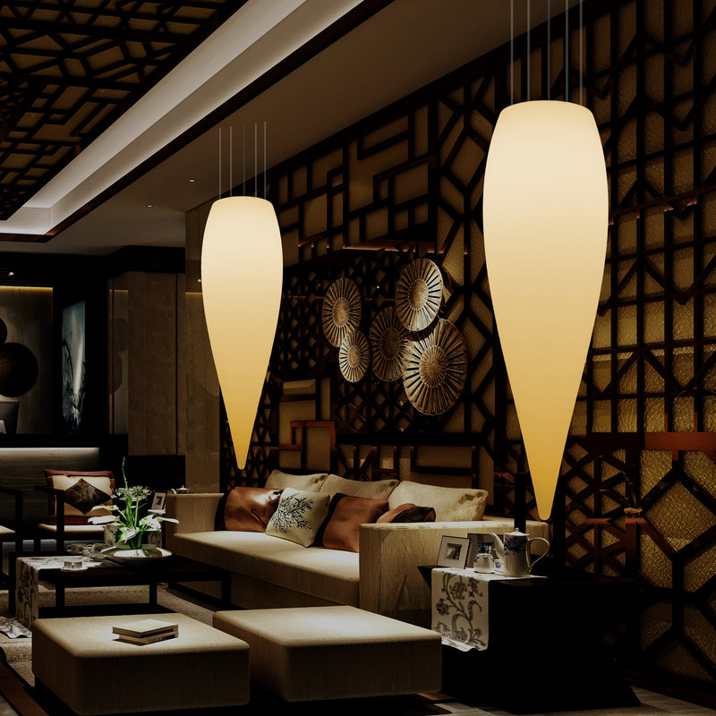 Large 120cm Water Drop Ceiling LED Light, Designer Hanging Lamp, 1200 mm, E27, Warm White