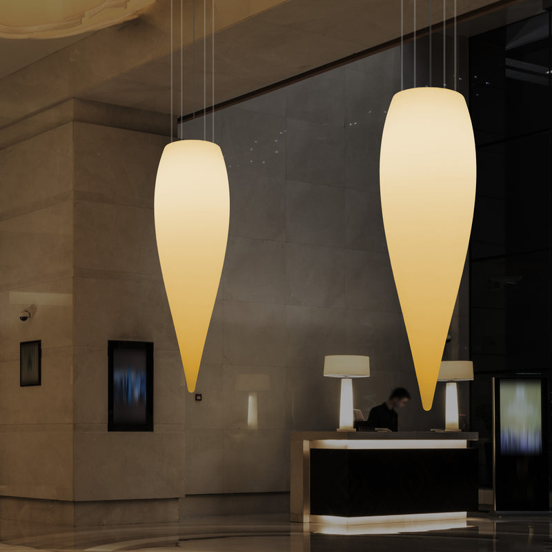 Large 120cm Water Drop Ceiling LED Light, Designer Hanging Lamp, 1200 mm, E27, Warm White