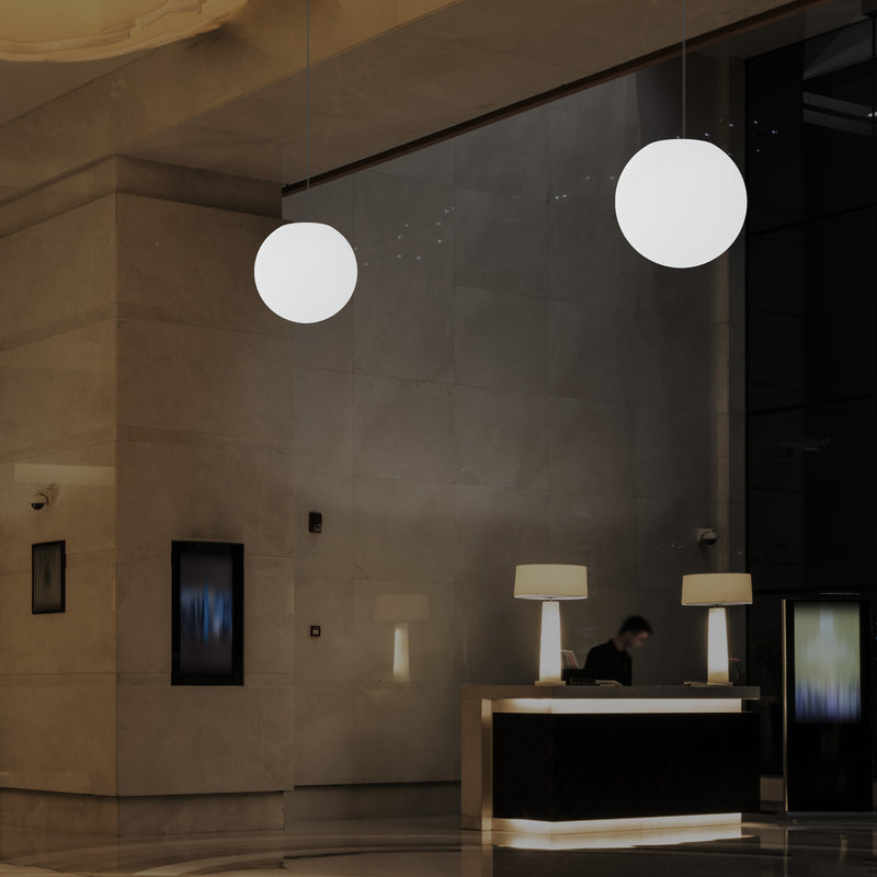 Hanging Ball Ceiling Light, 15cm Colour Changing LED Pendant Lamp, Ambient Mood Lighting