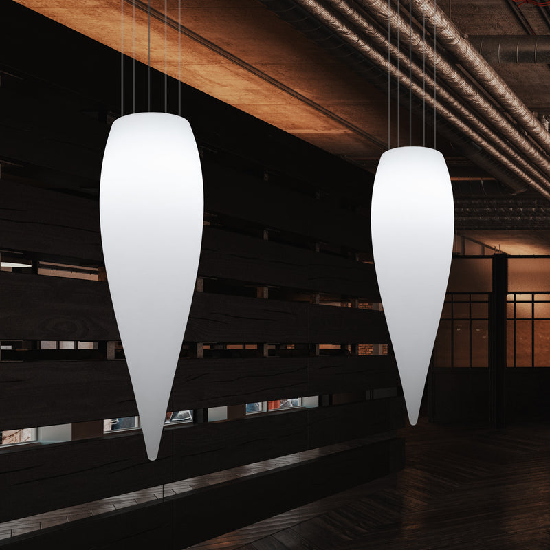 Huge 120cm Hanging Waterdrop Pendant Light, Decorative Suspension LED Lamp, E27, White