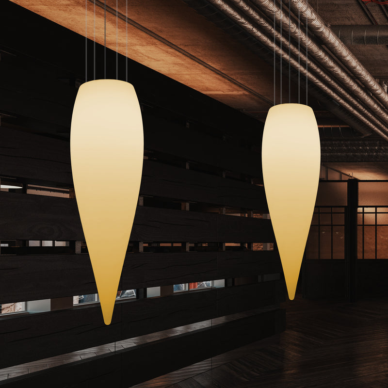 Large 120cm Water Drop Ceiling LED Light, Designer Hanging Lamp, 1200 mm, E27, Warm White
