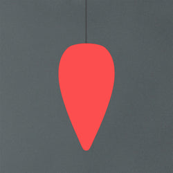 Unique Designer Suspension Light, Multicolour RGB Hanging Pendant Lamp, 37cm LED Waterdrop