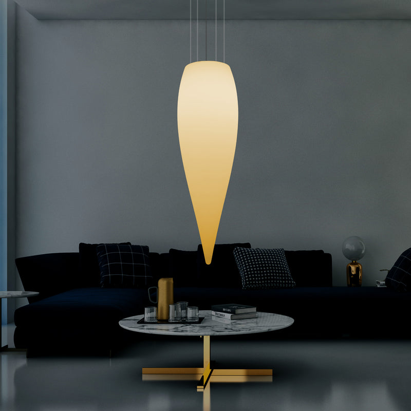 Large 120cm Water Drop Ceiling LED Light, Designer Hanging Lamp, 1200 mm, E27, Warm White