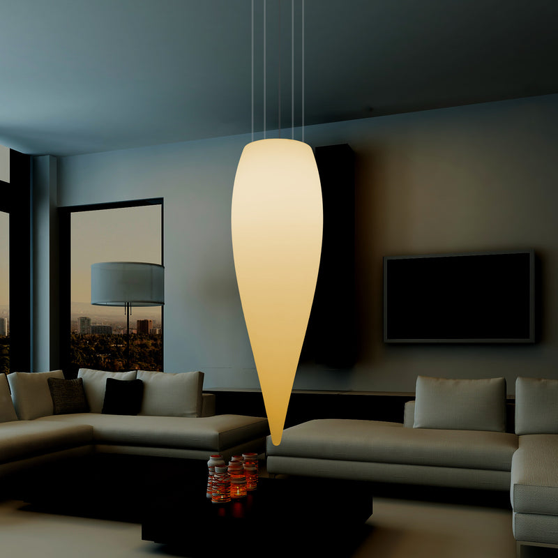 Large 120cm Water Drop Ceiling LED Light, Designer Hanging Lamp, 1200 mm, E27, Warm White