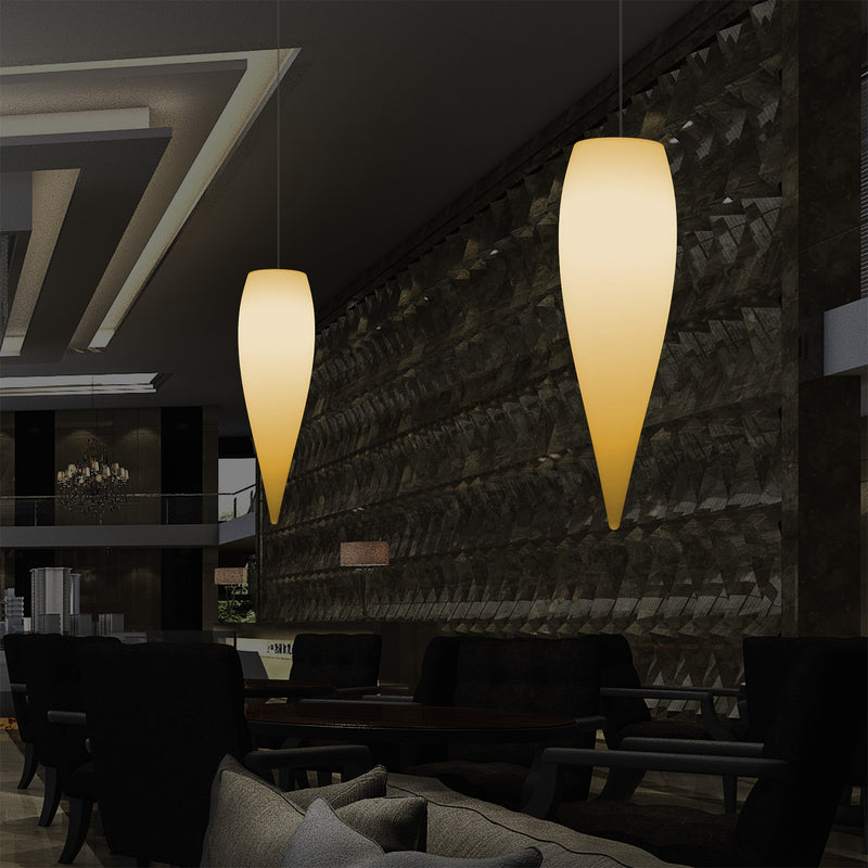 Water Drop Ceiling LED Light, Unique Designer Hanging Lamp, 800 mm, E27, Warm White