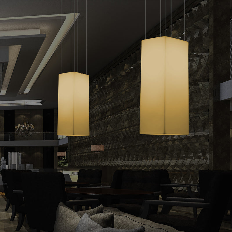 Pillar LED Hanging Light, Modern Ceiling Lamp, 110 x 30cm, E27, Warm White