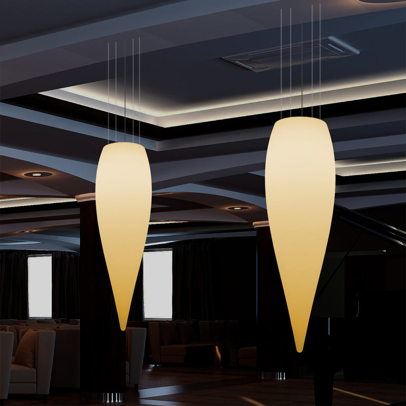 Large 120cm Water Drop Ceiling LED Light, Designer Hanging Lamp, 1200 mm, E27, Warm White