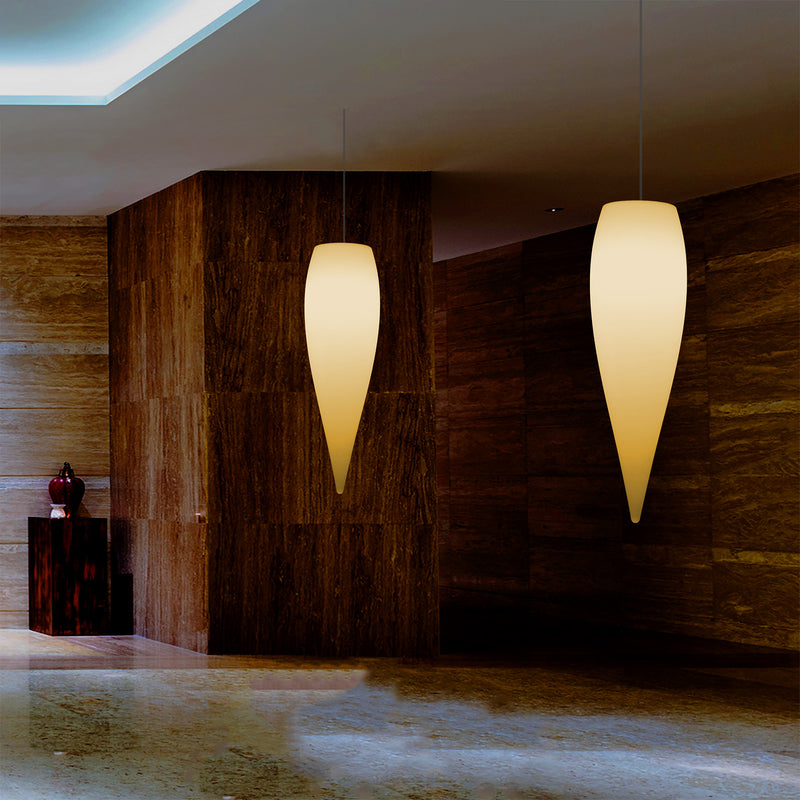 Water Drop Ceiling LED Light, Unique Designer Hanging Lamp, 800 mm, E27, Warm White