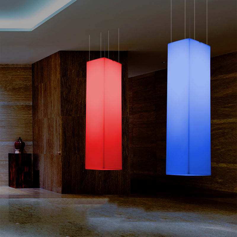 Column Ceiling Light, Large 1.8 Metre RGB Hanging Lamp, 180 x 30cm, LED Atmosphere Lamp