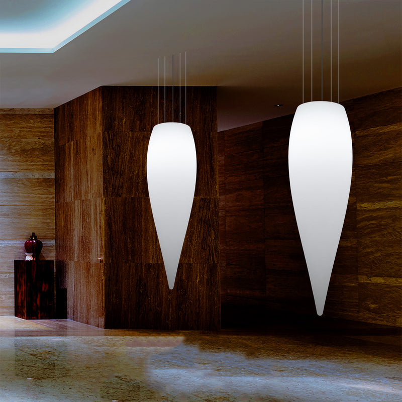 Huge 120cm Hanging Waterdrop Pendant Light, Decorative Suspension LED Lamp, E27, White