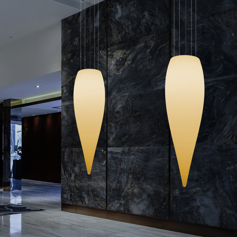 Large 120cm Water Drop Ceiling LED Light, Designer Hanging Lamp, 1200 mm, E27, Warm White