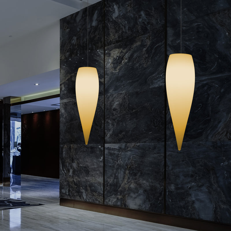 Water Drop Ceiling LED Light, Unique Designer Hanging Lamp, 800 mm, E27, Warm White