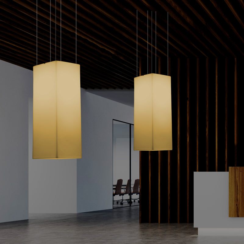 Pillar LED Hanging Light, Modern Ceiling Lamp, 110 x 30cm, E27, Warm White