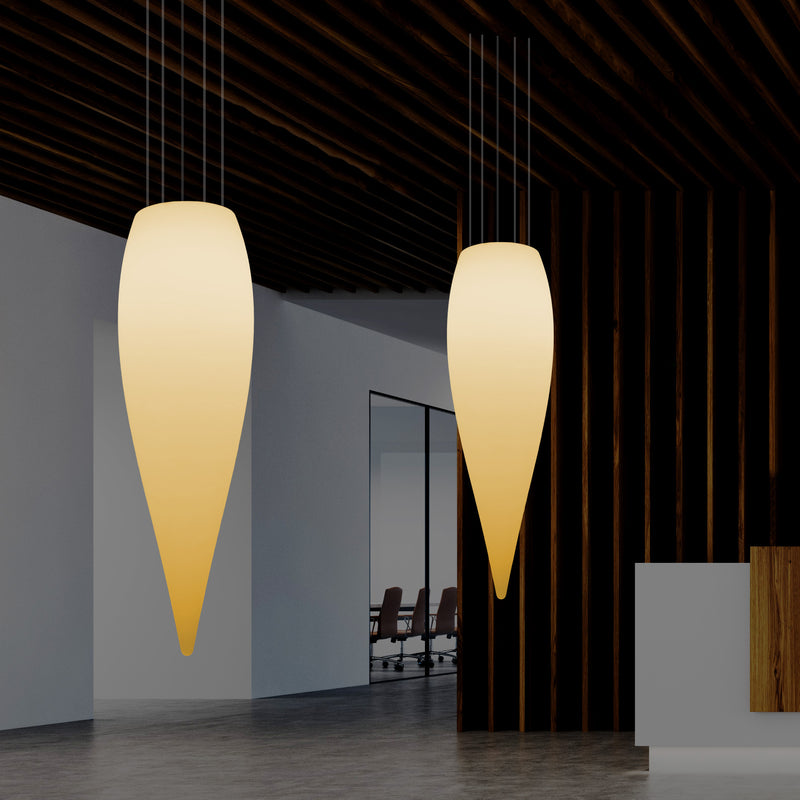 Large 120cm Water Drop Ceiling LED Light, Designer Hanging Lamp, 1200 mm, E27, Warm White