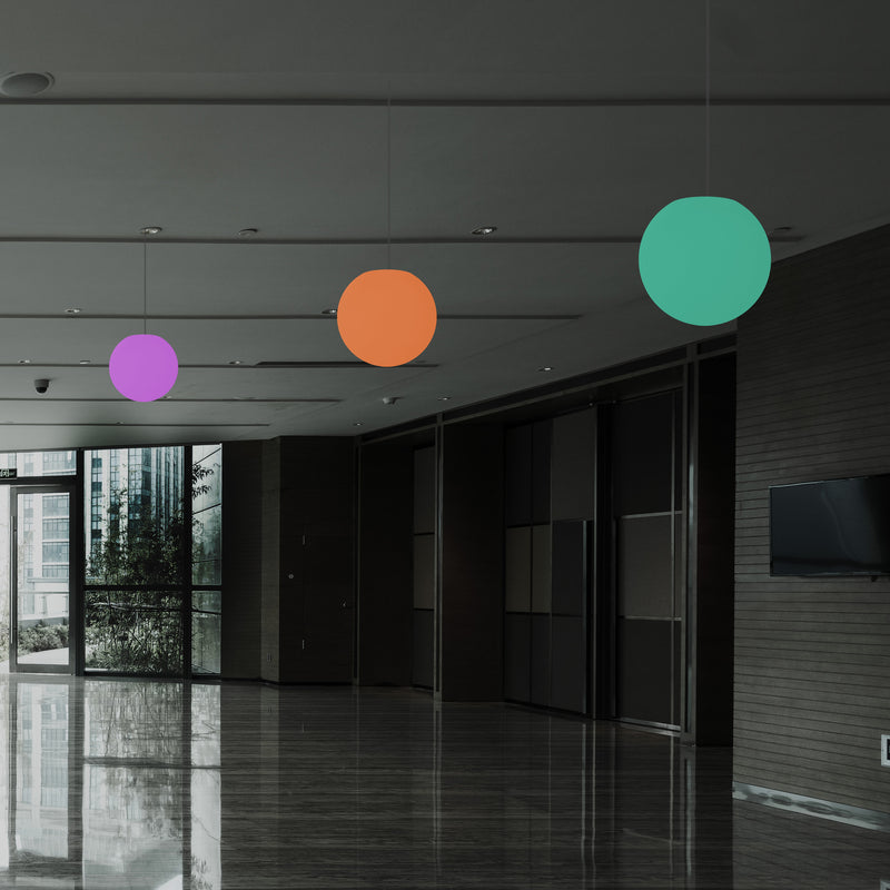 Hanging Ball Ceiling Light, 15cm Colour Changing LED Pendant Lamp, Ambient Mood Lighting
