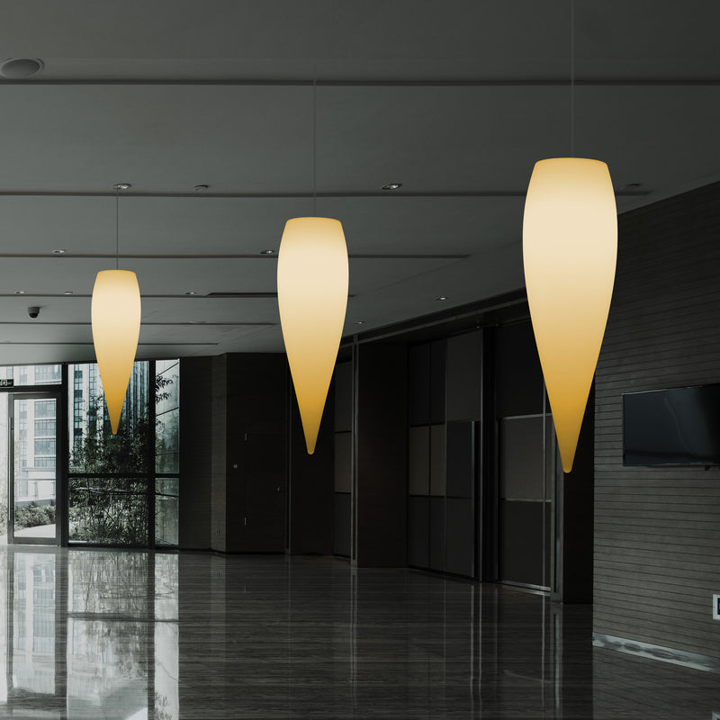 Water Drop Ceiling LED Light, Unique Designer Hanging Lamp, 800 mm, E27, Warm White
