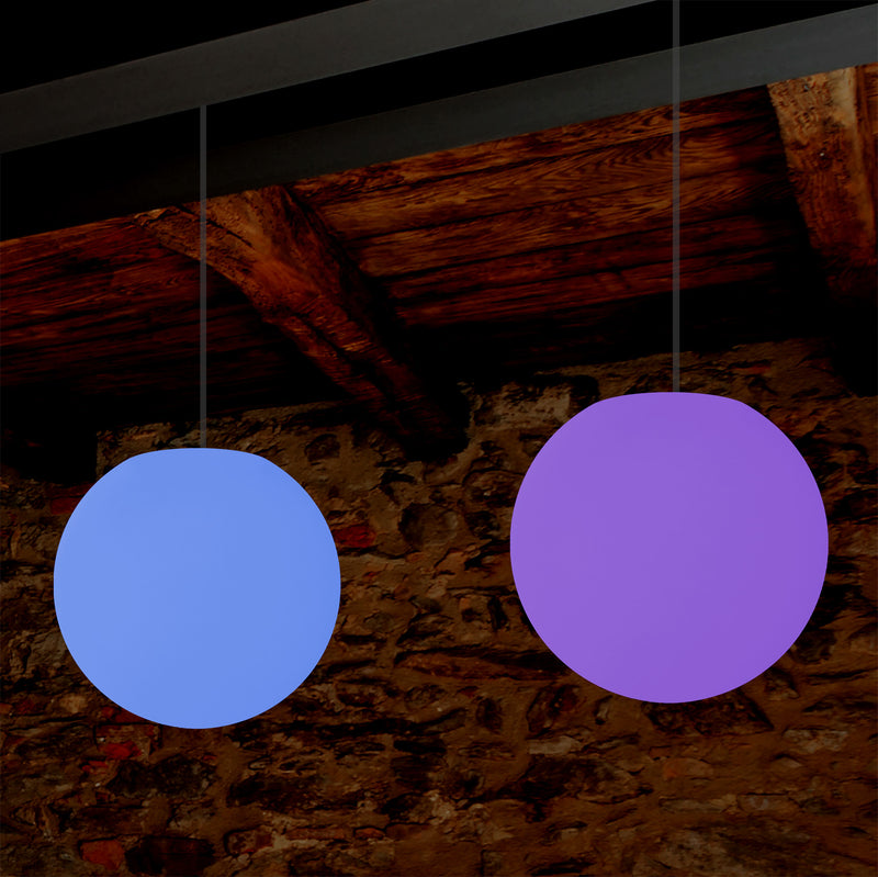 Hanging Ball Ceiling Light, 15cm Colour Changing LED Pendant Lamp, Ambient Mood Lighting