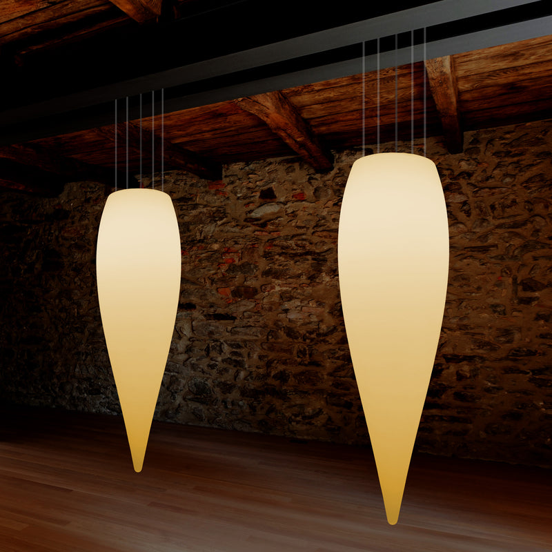 Large 120cm Water Drop Ceiling LED Light, Designer Hanging Lamp, 1200 mm, E27, Warm White